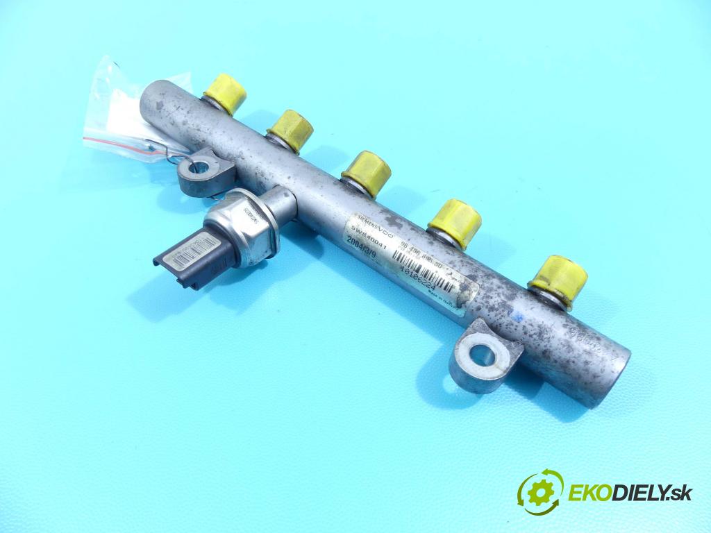 Citroen C5 I 2001-2008 2.0 hdi 141 HP manual 104 kW 1997 cm3 5- lišta vstrekovacia 9645689580 (Vstrekovacie lišty)