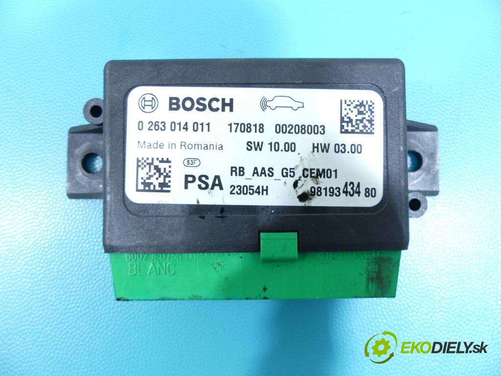 Peugeot 301 1.6 hdi 99 HP manual 73 kW 1560 cm3 4- modul riadiaca jednotka 0263014011 (Ostatné)