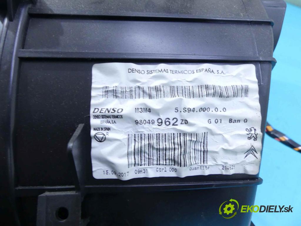 Peugeot 301 1.6 hdi 99 HP manual 73 kW 1560 cm3 4- radiator 98049962ZD (Radiátory kúrenia)