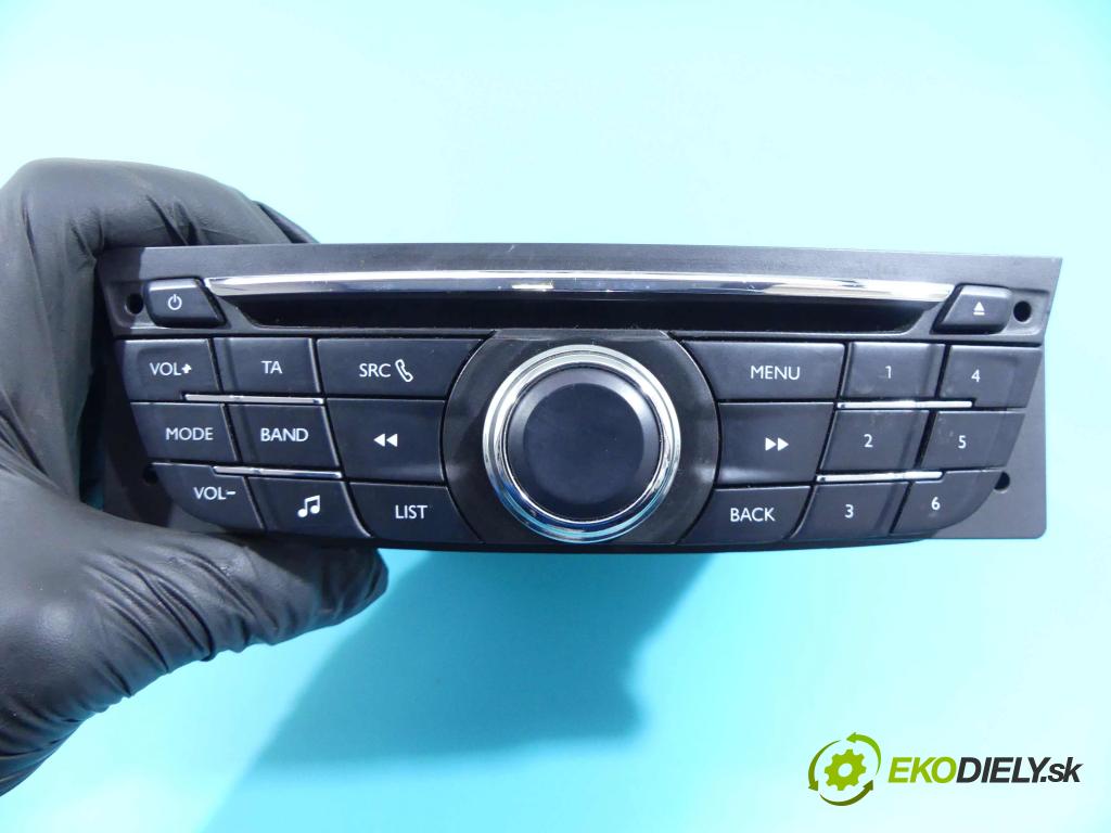 Peugeot 301 1.6 hdi 99 HP manual 73 kW 1560 cm3 4- Radio originál 98134281ZD00