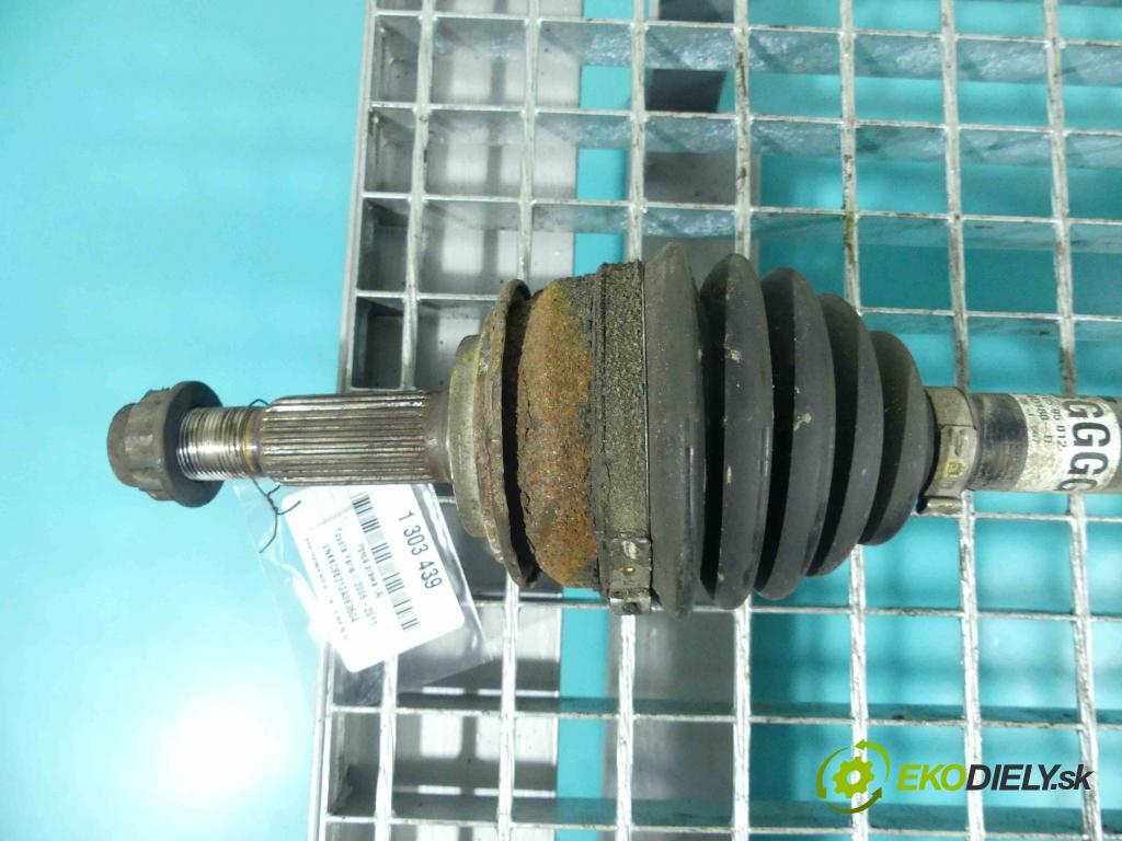 Toyota Yaris II 2005-2011 1.4 D4D 90 HP manual 66 kW 1364 cm3 5- poloos pravé 43410-0D180-D (Poloosy)