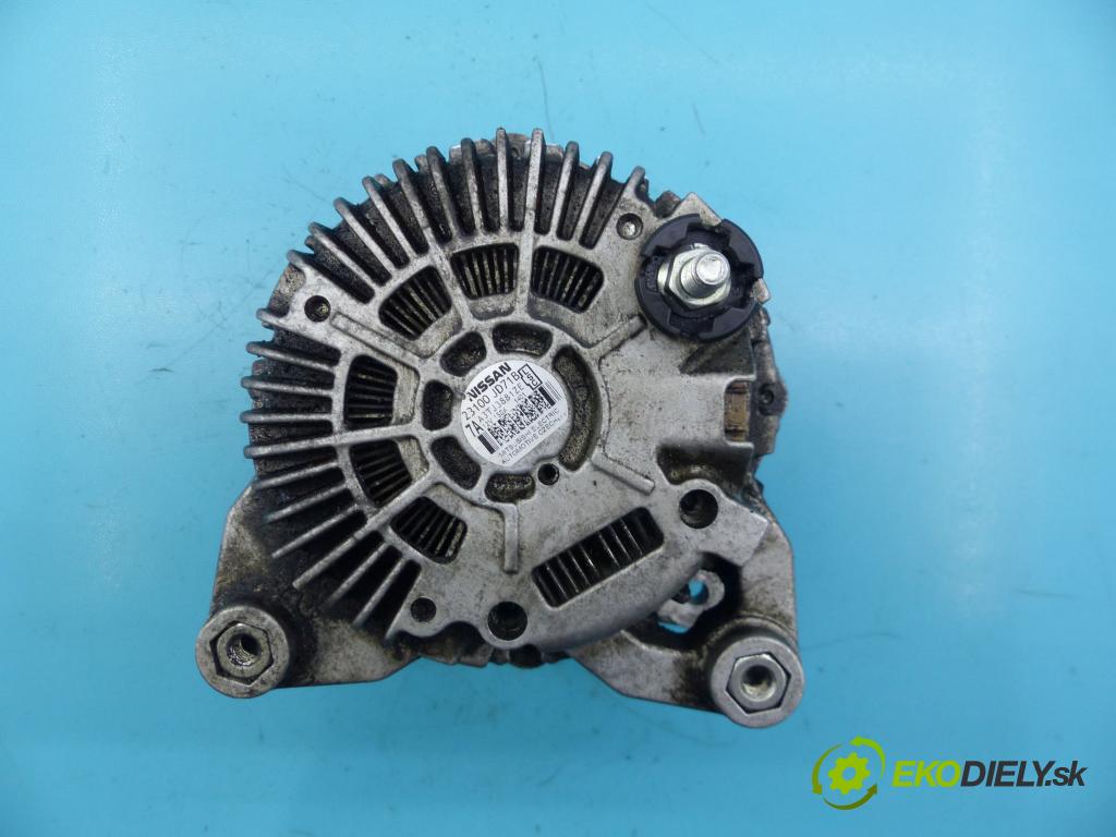 Nissan Qashqai J10 2006-2013 2.0 dci 150 hp automatic 110 kW 1995 cm3 5- Alternator 23100JD71A (Alternátory)