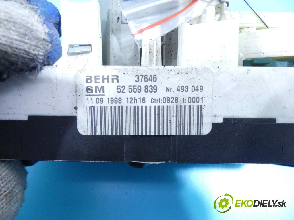 Opel Astra II 1998-2009 1.6 75 HP manual 55 kW 1598 cm3 5- panel kúrenia 52559839