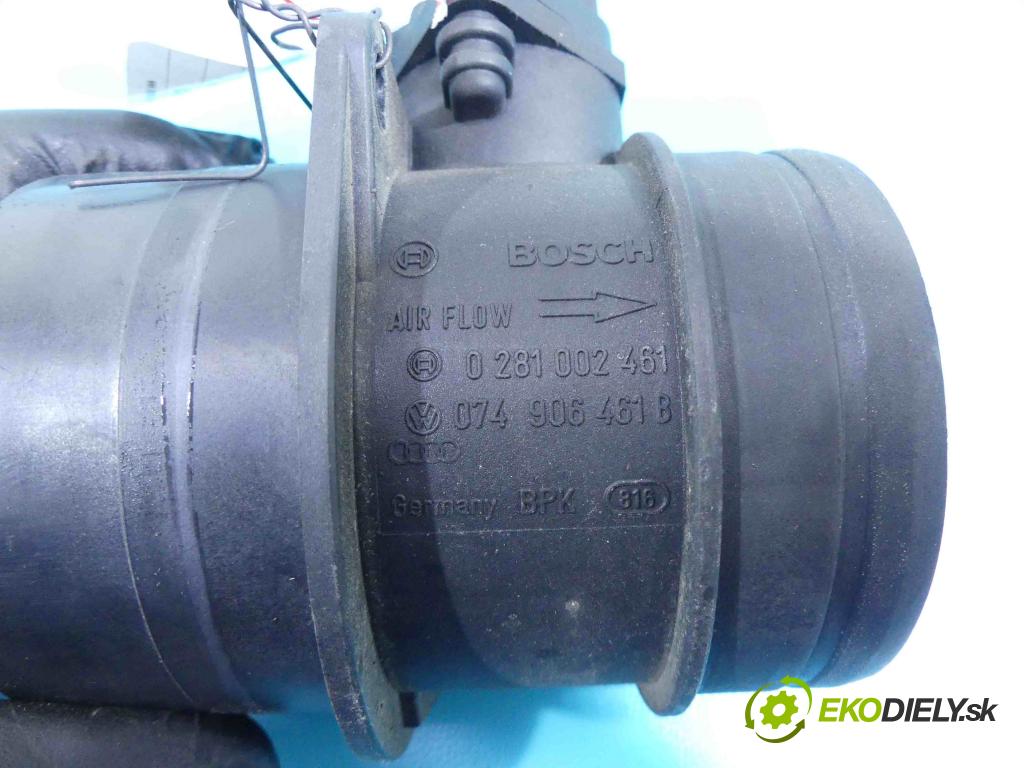 Seat Toledo II 1998-2004 1.9 tdi 131 HP manual 96 kW 1896 cm3 4- průtokoměr: 0281002461 (Váhy vzduchu)