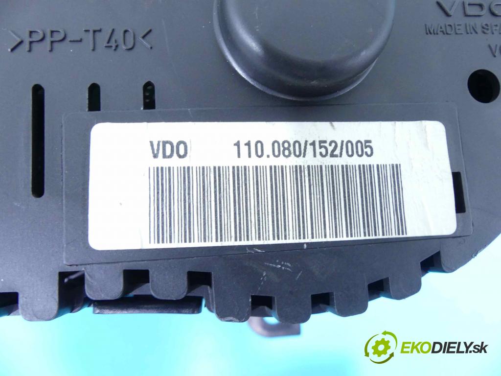 Seat Toledo II 1998-2004 1.9 tdi 131 HP manual 96 kW 1896 cm3 4- prístrojovka/ budíky 110.080/152/005 (Prístrojové dosky, displeje)
