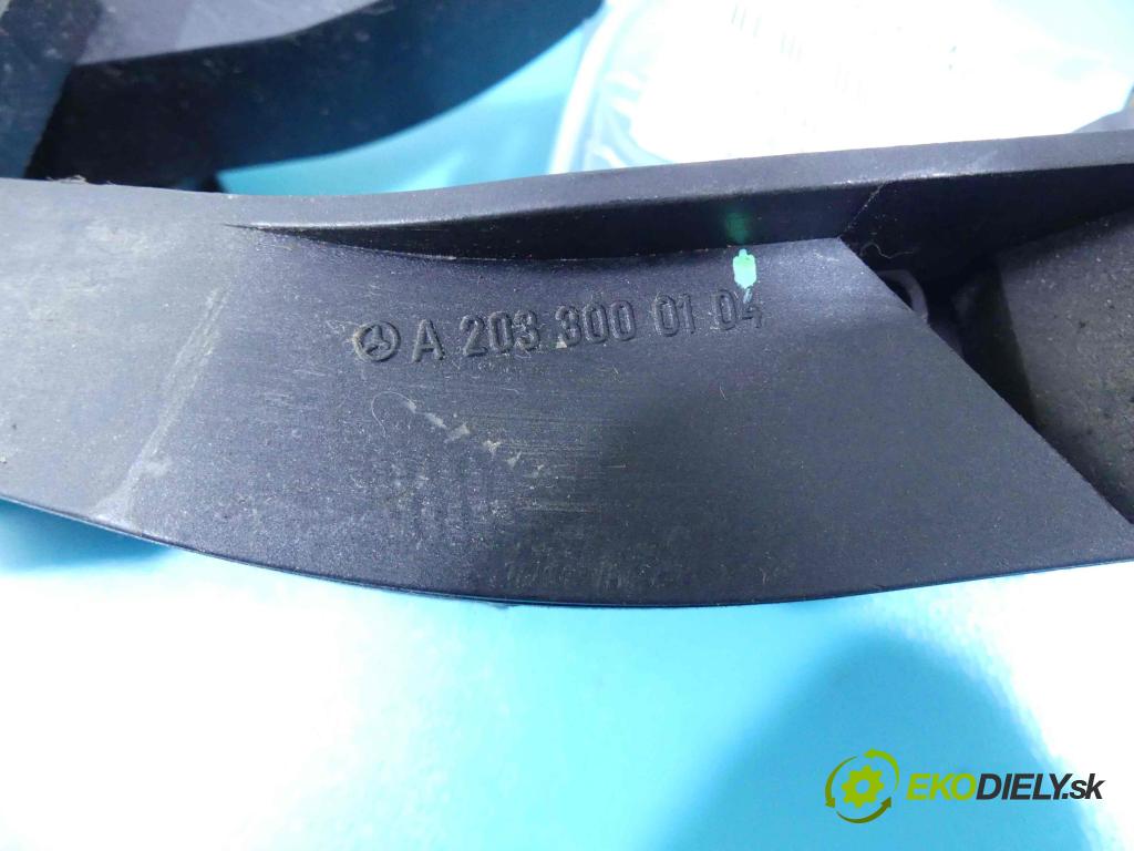 Mercedes C W203 2000-2007 2.0 (111951) 129 HP manual 95 kW 1998 cm3 5- pedále A2033010001 (Pedále)