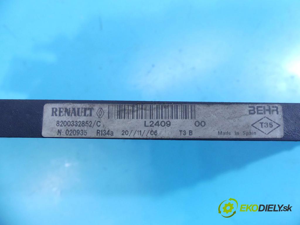 Renault Laguna II 2001-2007 1.9 dci 110 HP manual 81 kW 1870 cm3 5- chladič klimatizácie 8200332852C (Chladiče klimatizácie)