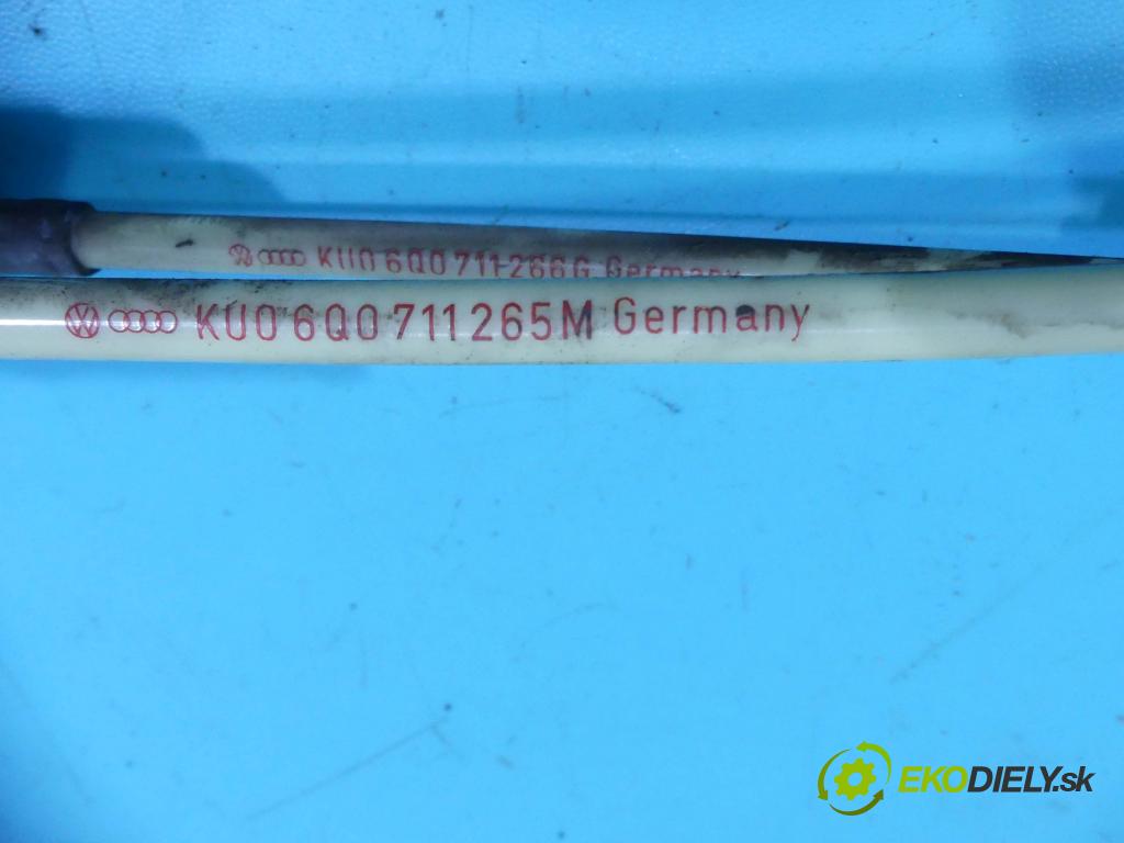 Vw Polo IV 9N 2001-2009 1.2 6V 54 HP manual 40 kW 1198 cm3 5- Páka: Změny: stupeň,rýchlosť 6Q0711061 (Rýchlostné páky / kulisy)