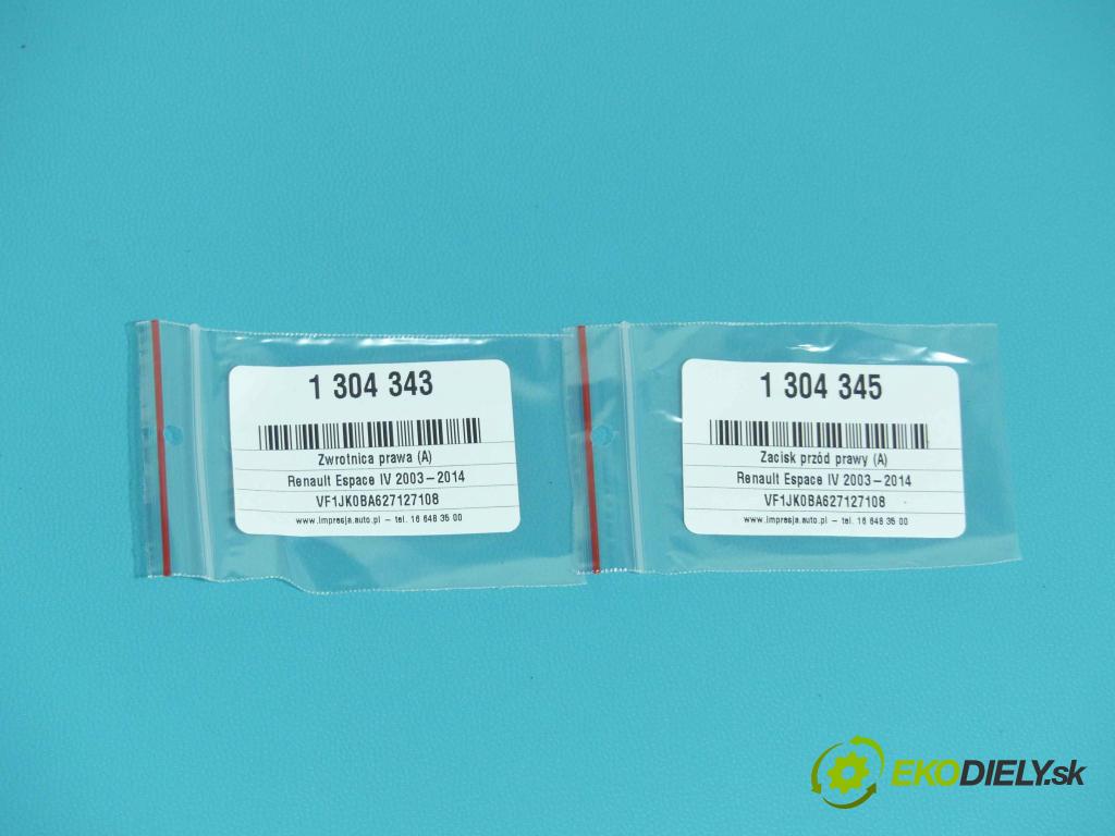 Renault Espace IV 2003-2014 2.0 T 163 HP manual 120 kW 1998 cm3 5- náboj pravé  (Náboje)