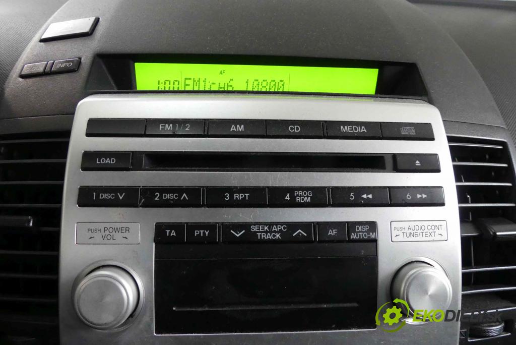 Mazda 5  2005-2010 2.0 16v 145 HP manual 107 kW 1999 cm3 5- Radio originál CC9366AR0