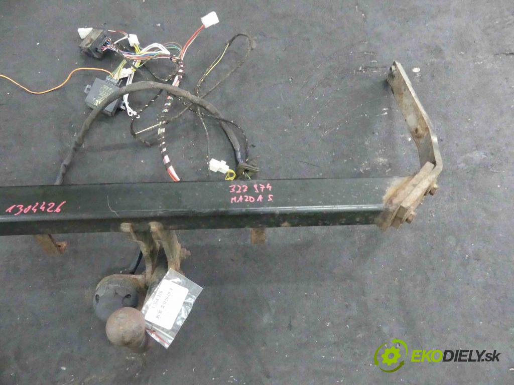 Mazda 5  2005-2010 2.0 16v 145 hp manual 107 kW 1999 cm3 5- oko tažné