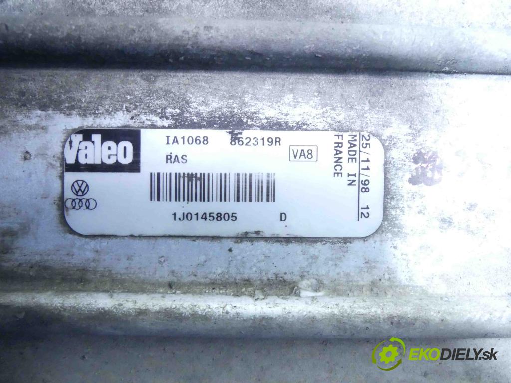 Seat Toledo II 1998-2004 1.9 tdi 110 hp manual 81 kW 1896 cm3 4- Intercooler 1J0145805D (Chladiče nasávaného vzduchu (intercoolery))