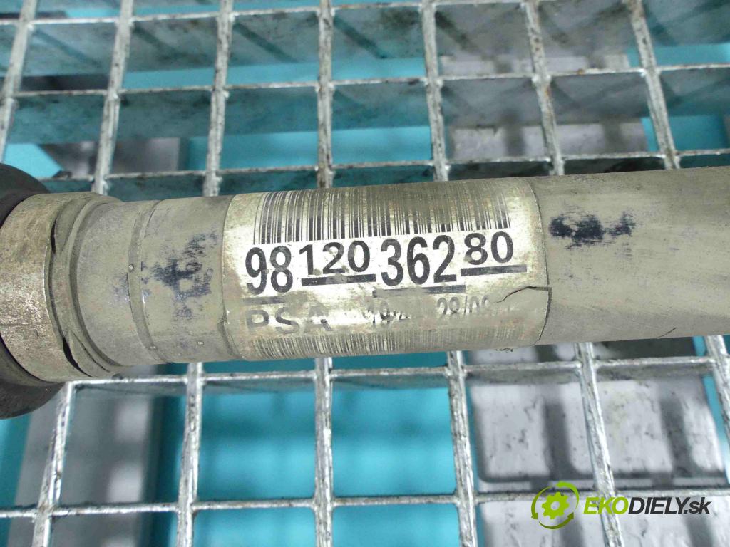 Peugeot 301 1.6 hdi 99 HP manual 73 kW 1560 cm3 4- poloos ľavé 9812036280 (Poloosy)