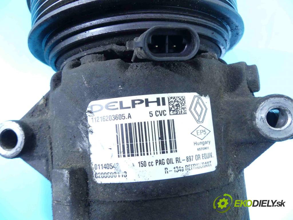 Renault Megane II 2003-2008 1.5 dci 86 HP manual 63 kW 1461 cm3 3- čerpadlo klimatizácie 11216203605A