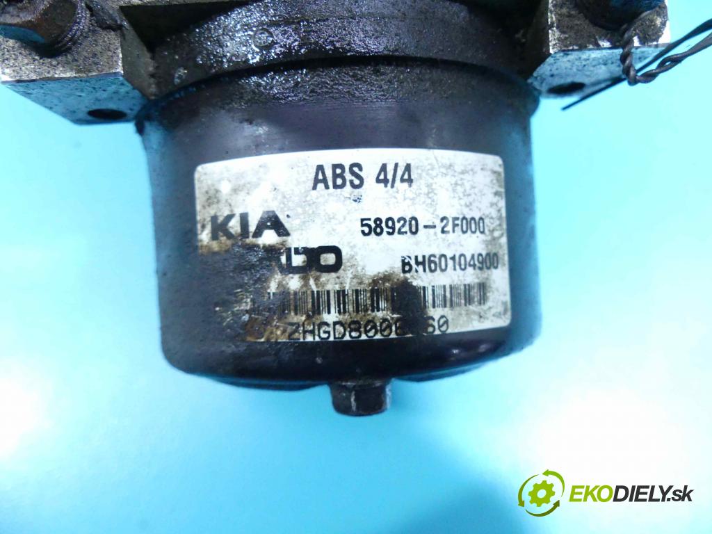 Kia Cerato 2004-2008 2.0 crdi 113 HP manual 83 kW 1991 cm3 5- čerpadlo abs 58920-2F000 (Pumpy ABS)
