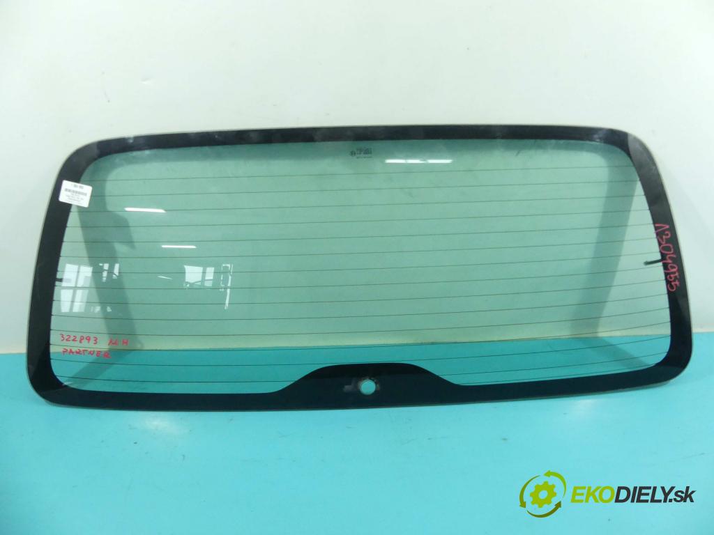 Peugeot Partner I 1996-2008 1.4 8v 75 hp manual 55 kW 1360 cm3 5- sklo zadní  (Okna zadní)