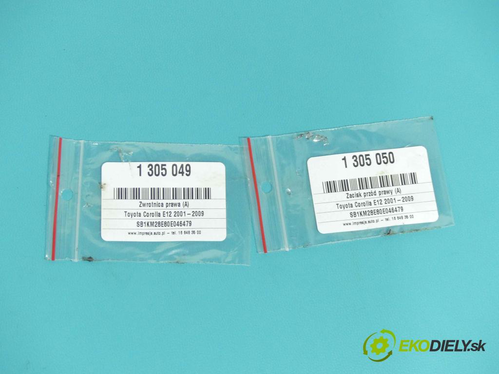 Toyota Corolla E12 2001-2009 1.4 vvti 97KM manual 71 kW 1398 cm3 5- náboj pravé  (Náboje)