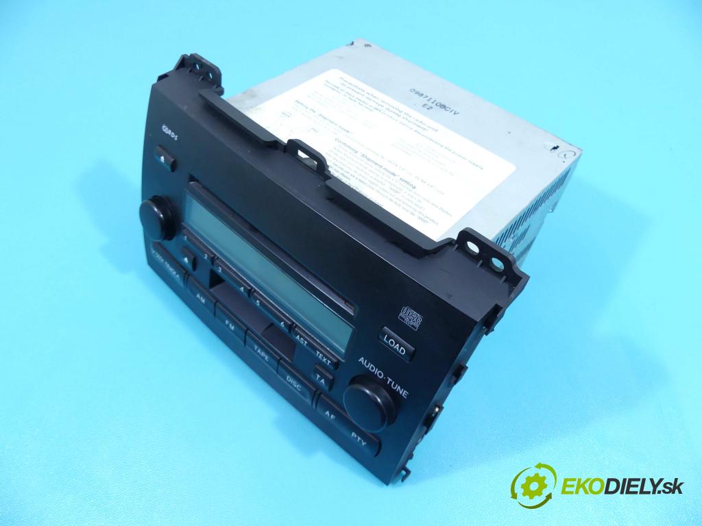 Toyota Land Cruiser J120 2002-2010 3.0 D4D 163 HP automatic 120 kW 2982 cm3 5- Radio originál 86120-60510