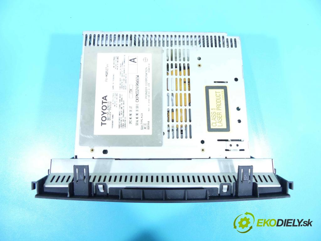 Toyota Land Cruiser J120 2002-2010 3.0 D4D 163 HP automatic 120 kW 2982 cm3 5- Radio originál 86120-60510