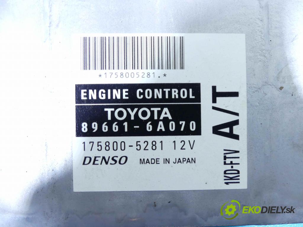 Toyota Land Cruiser J120 2002-2010 3.0 D4D 163 HP automatic 120 kW 2982 cm3 5- Jednotka riadiaca 89661-6A070