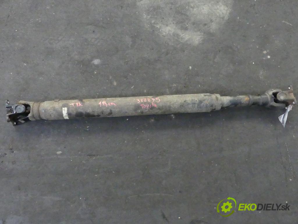 Toyota Land Cruiser J120 2002-2010 3.0 D4D 163 HP automatic 120 kW 2982 cm3 5- Hřídel:  (Kardaňové hriadele)