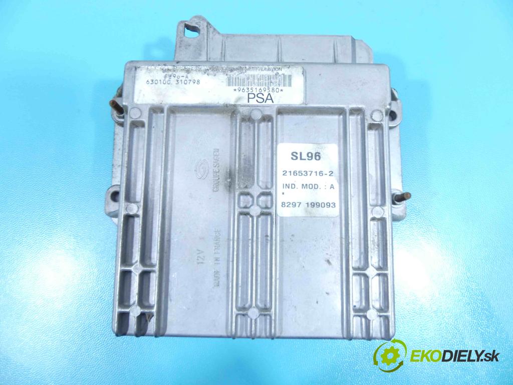 Peugeot Partner I 1996-2008 1.4 8v 75 HP manual 55 kW 1360 cm3 5- Jednotka riadiaca 9635169580