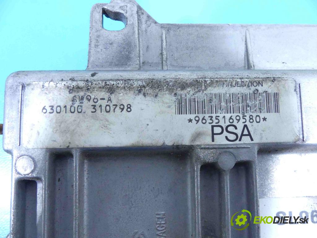 Peugeot Partner I 1996-2008 1.4 8v 75 HP manual 55 kW 1360 cm3 5- Jednotka riadiaca 9635169580