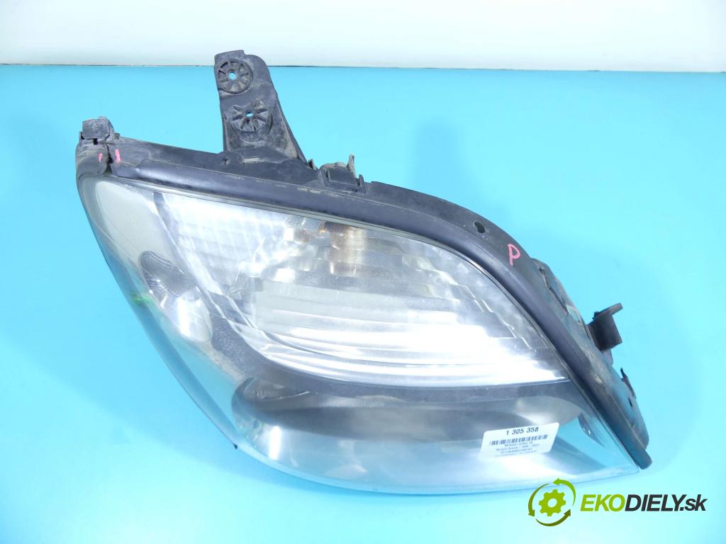 Renault Scenic I 1996-2003 1.9 dti 98 HP manual 72 kW 1870 cm3 5- Reflektor: pravý 7700432097 (Pravé)