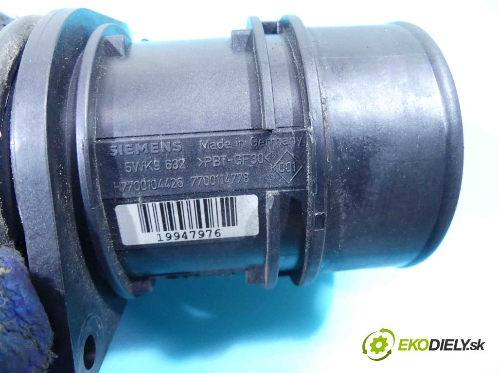 Mitsubishi Space star 1.9 dci 102 HP manual 75 kW 1870 cm3 5- průtokoměr: 5WK9632 (Váhy vzduchu)