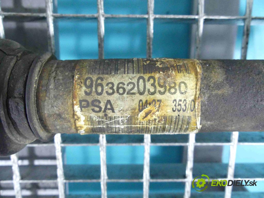 Peugeot 406 2.0 hdi 109 HP manual 80 kW 1997 cm3 5- poloos pravé 9636203980 (Poloosy)