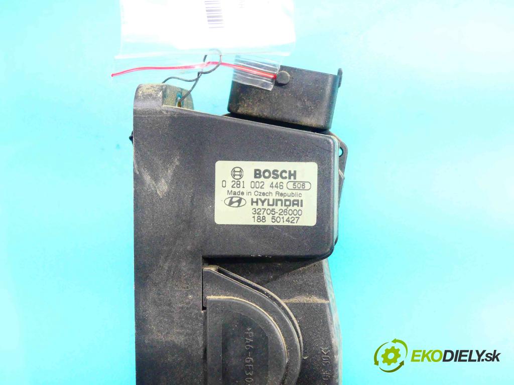 Hyundai Santa Fe 2000-2006 2.0 crdi 112KM manual 82,5 kW 1991 cm3 5- pedále 0281002446 (Pedále)