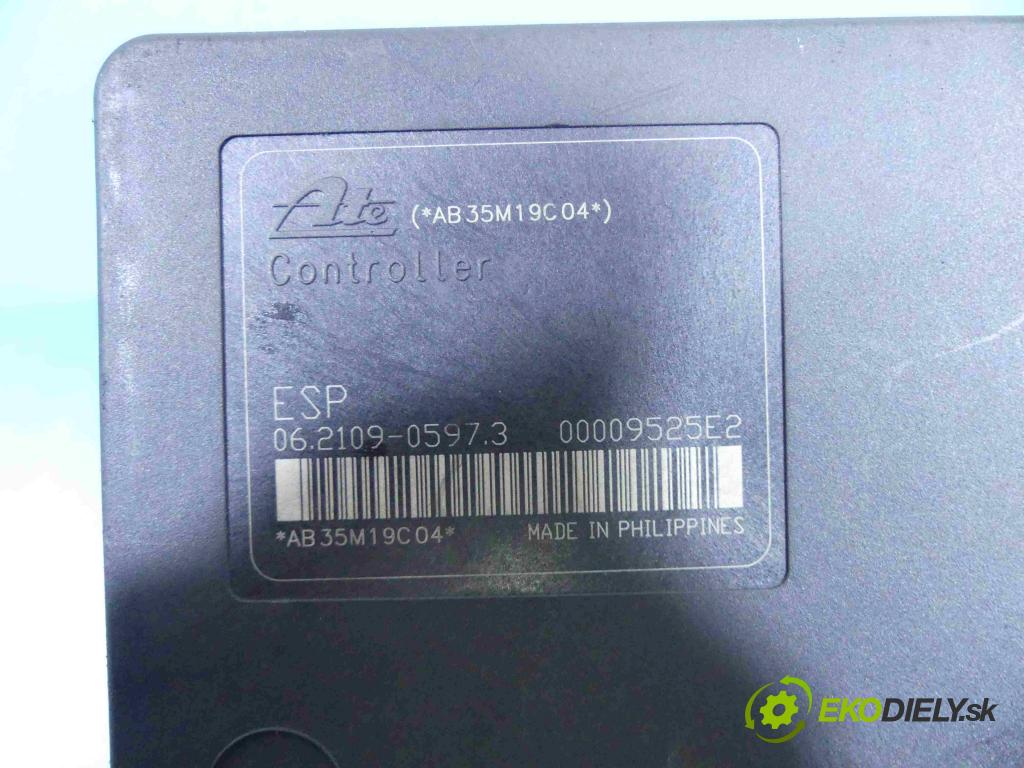Mazda 5  2005-2010 2.0 16v 145 HP manual 107 kW 1999 cm3 5- čerpadlo abs 06.2109-0597.3 (Pumpy ABS)