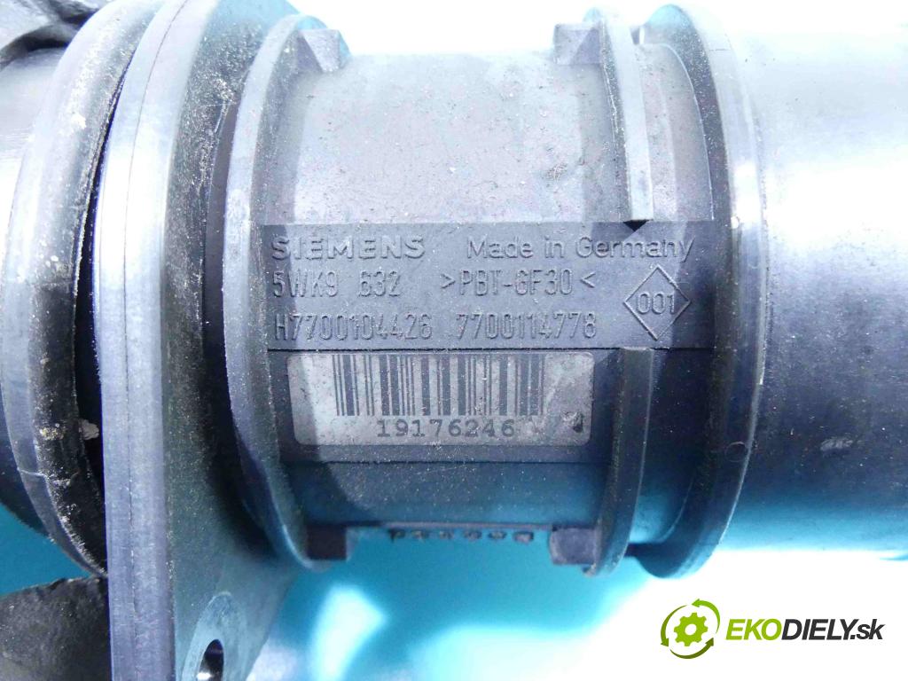 Mitsubishi Space star 1.9 dci 116 HP manual 85 kW 1870 cm3 5- průtokoměr: 5EK9632 (Váhy vzduchu)