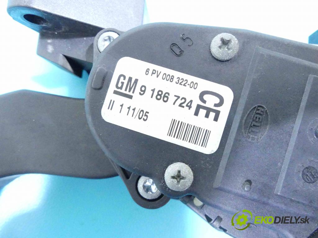 Opel Vectra C 2002-2008 1.9 cdti 150 HP manual 110 kW 1910 cm3 5- pedále 9186724CE (Pedále)