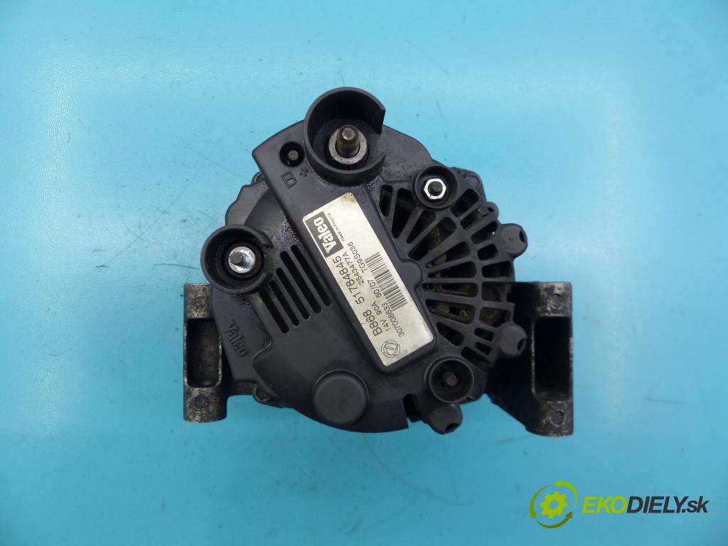 Fiat Doblo I 2001-2010 1,3.0 jtd 75 hp manual 55 kW 1248 cm3 5- Alternator 51784845 (Alternátory)