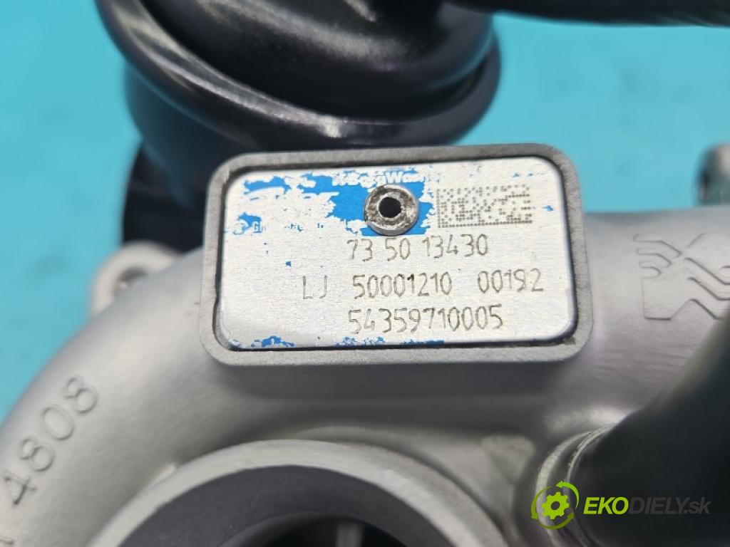 Fiat Doblo I 2001-2010 1.3 jtd 75 hp manual 55 kW 1248 cm3 5- Turbodmychadlo repasováno 54359710005