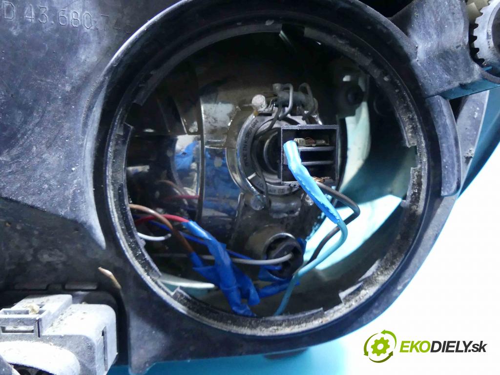 Fiat Doblo I 2001-2010 1,3.0 jtd 75 HP manual 55 kW 1248 cm3 5- Reflektor: pravý 43680999 (Pravé)