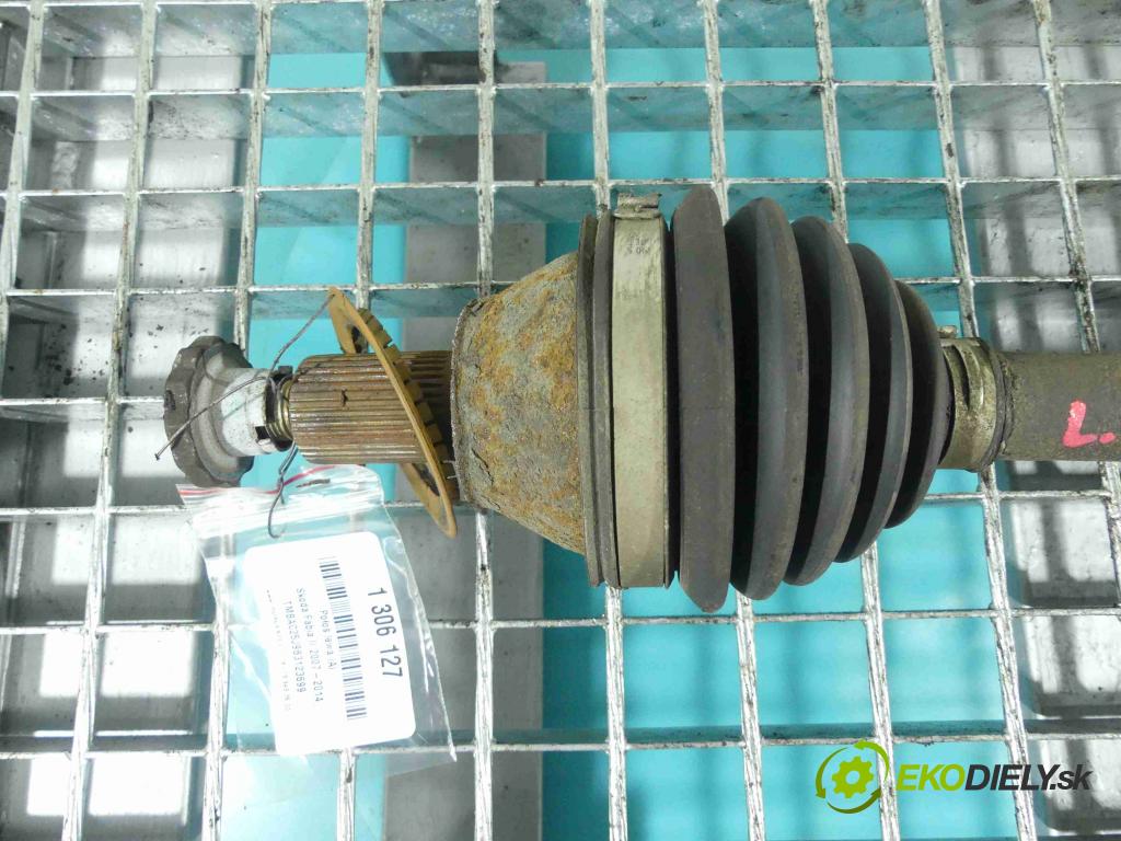 Skoda Fabia II 2007-2014 1.4 16v 86 HP manual 63 kW 1390 cm3 5- poloos ľavé  (Poloosy)