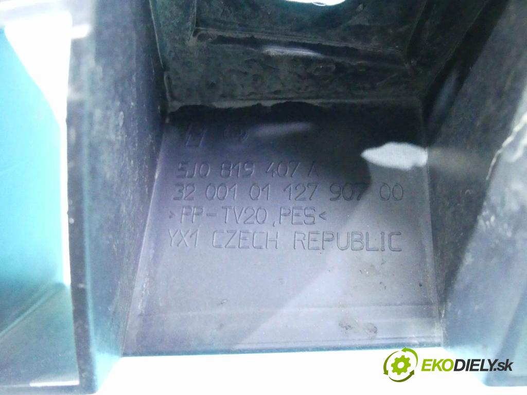 Skoda Fabia II 2007-2014 1.4 16v 86 HP manual 63 kW 1390 cm3 5- torpédo 5J1819415D (Torpéda)