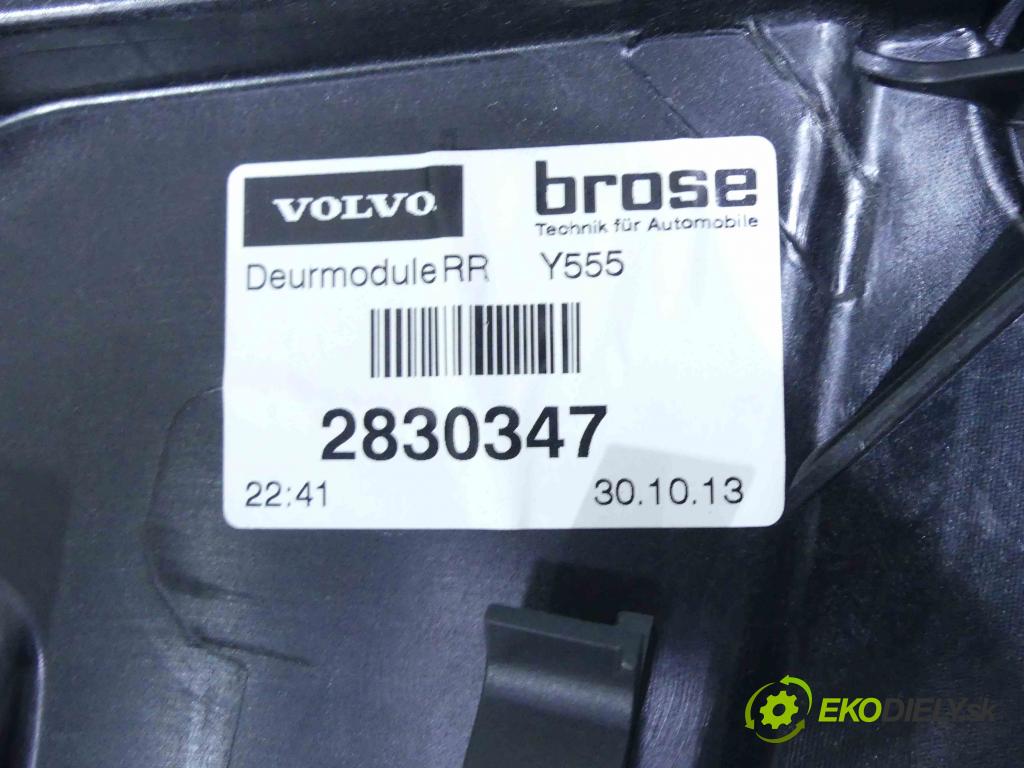 Volvo V40 II 2012-2019 1.6 D2 114 hp manual 84 kW 1560 cm3 5- mechanismus stahování zadní pravý 31343872