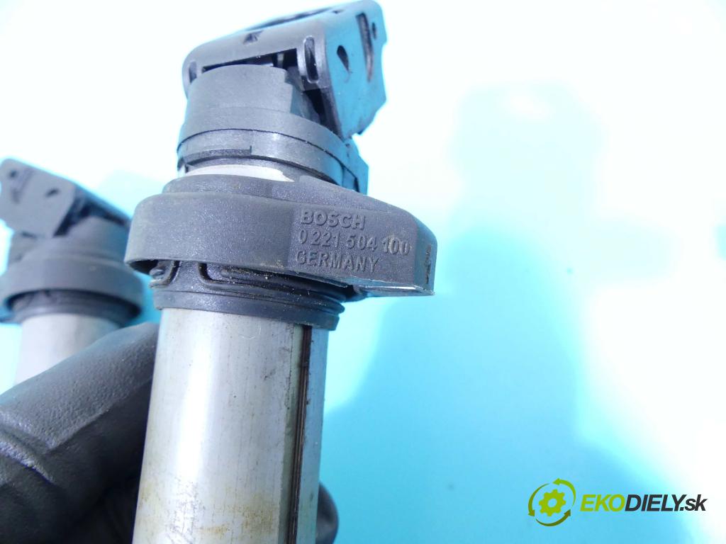 Bmw 5 E60 2003-2010 3.0 R6 231 HP manual 170 kW 2979 cm3 4- cievka zapaľovacia 0221504100 (Zapaľovacie cievky, moduly)