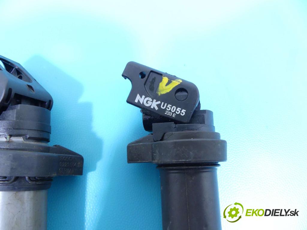 Bmw 5 E60 2003-2010 3.0 R6 231 HP manual 170 kW 2979 cm3 4- cievka zapaľovacia 0221504100 (Zapaľovacie cievky, moduly)