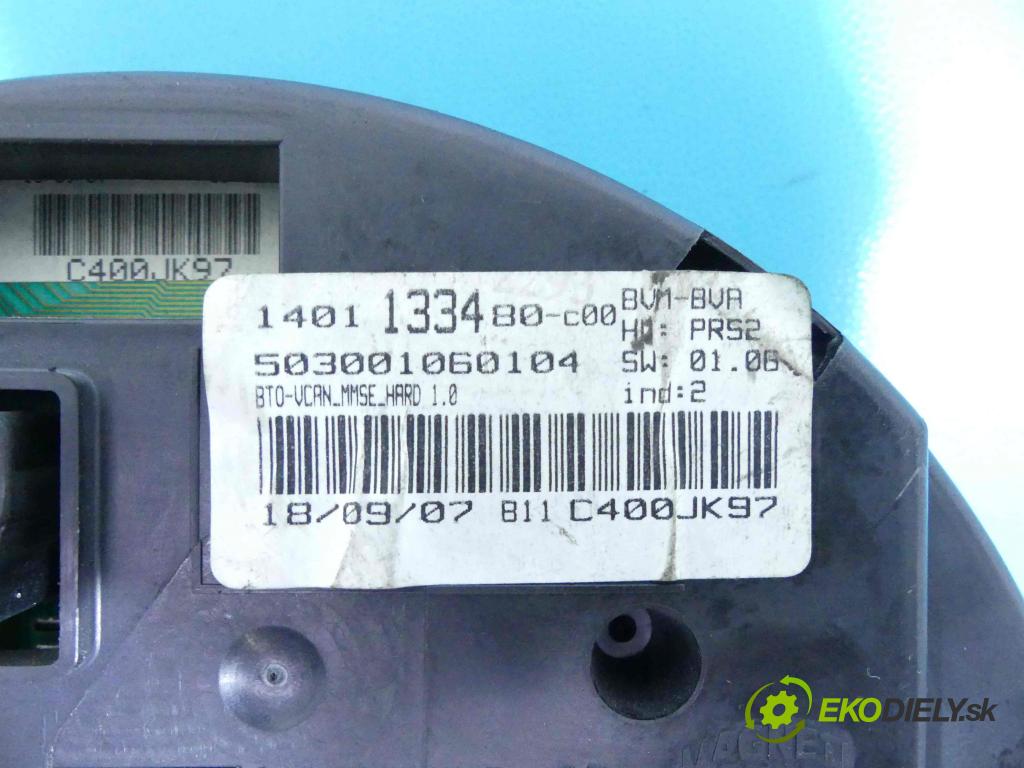 Peugeot 807 2002-2014 2.0 16v 140 HP manual 103 kW 1997 cm3 5- prístrojovka/ budíky 1401133480 (Prístrojové dosky, displeje)