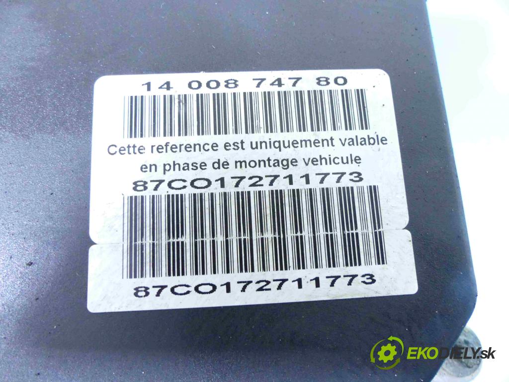 Peugeot 807 2002-2014 2.0 16v 140 HP manual 103 kW 1997 cm3 5- čerpadlo abs 0265950319 (Pumpy ABS)