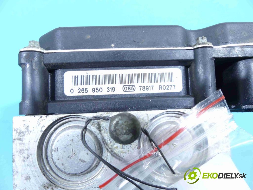 Peugeot 807 2002-2014 2.0 16v 140 HP manual 103 kW 1997 cm3 5- čerpadlo abs 0265950319 (Pumpy ABS)