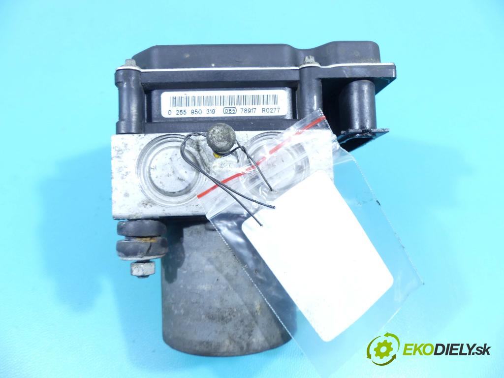 Peugeot 807 2002-2014 2.0 16v 140 HP manual 103 kW 1997 cm3 5- čerpadlo abs 0265950319 (Pumpy ABS)