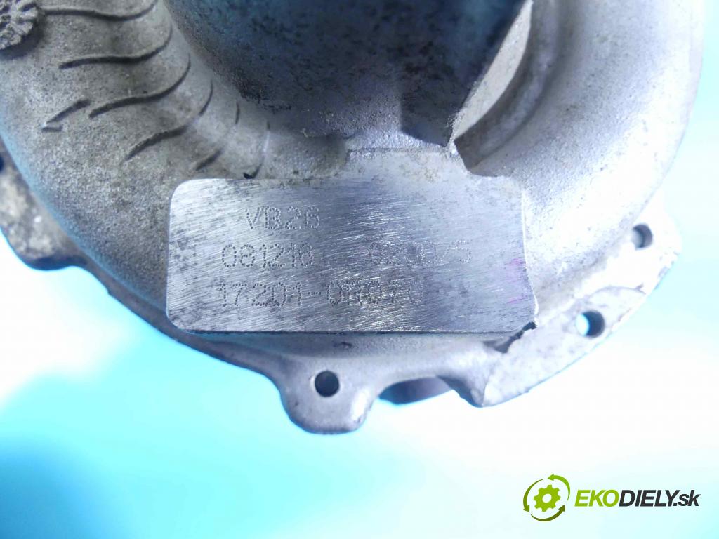 Toyota Avensis III T27 2009-2018 2.0 D4D 126 HP manual 93 kW 1998 cm3 5- turbodúchadlo, turbo VB26 (Turbodúchadlá (kompletné))