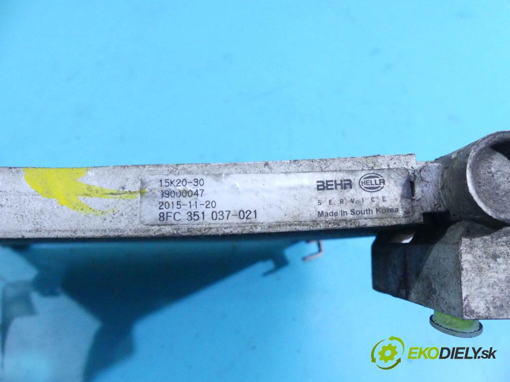 Honda Civic VI 1995-2001 1.5 16v 114 HP manual 84 kW 1493 cm3 4- chladič klimatizácie 8FC351037-021 (Chladiče klimatizácie)