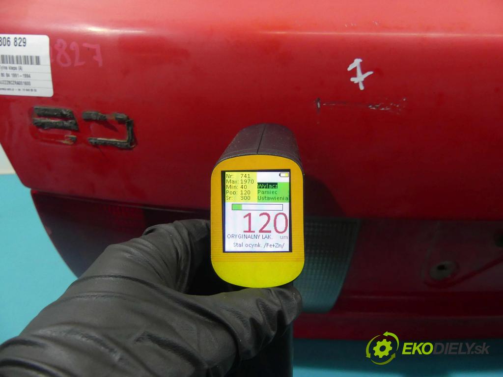 Audi 80 B4 1991-1994 1.9 tdi 90 hp manual 66 kW 1896 cm3 4- zadní kufrové dveře  (Zadní kapoty)