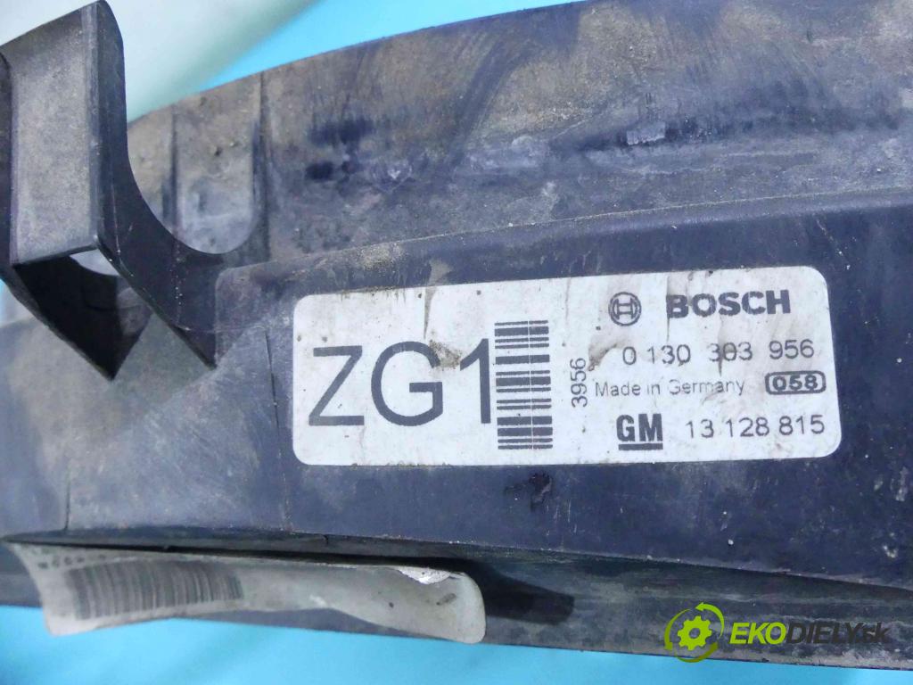 Opel Astra III 2004-2014 1.6 16V 105 HP manual 77 kW 1598 cm3 5- Ventilátor chladiča 0130303956